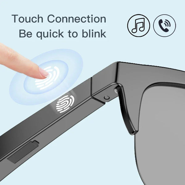 Smart Bluetooth V5.3 Sunglasses with HIFI Audio