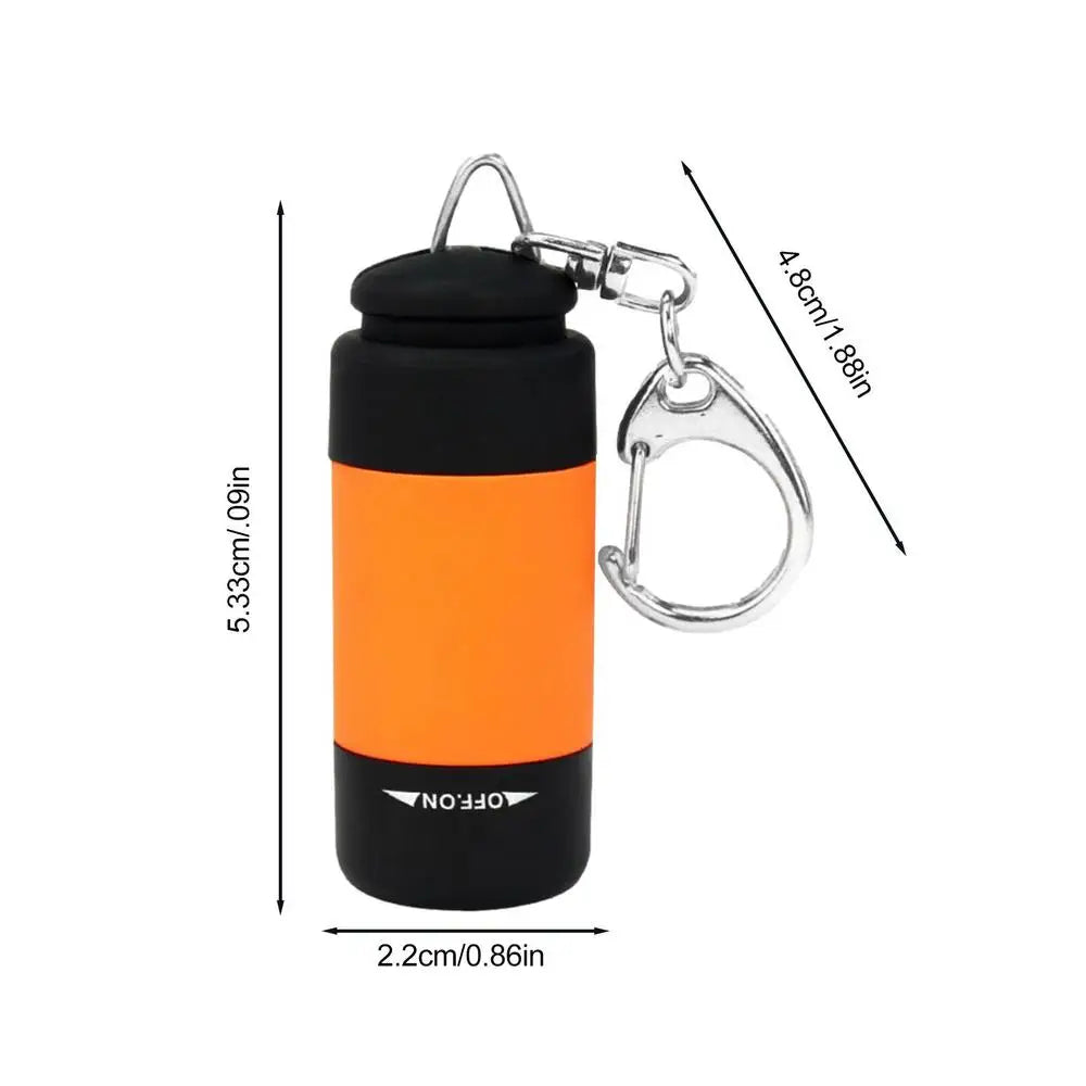 Mini USB Rechargeable Keychain Flashlight – DynamicFusionSports