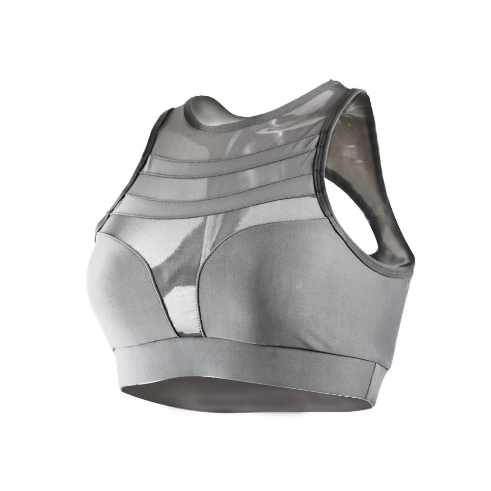 Summer Women’s Mesh Sports Bra – Breathable Fitness Vest