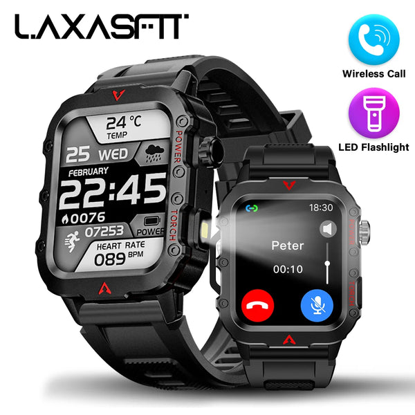 LAXASFIT Men's Smart Sports Watch 1.71"