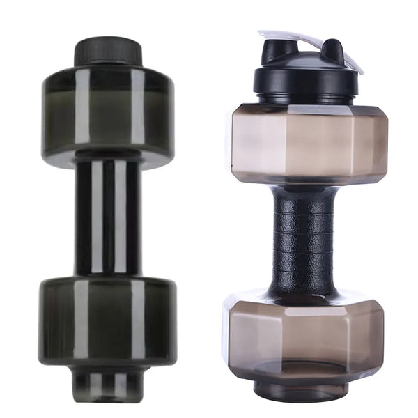 Dumbbell-Shaped Sports Water Bottle