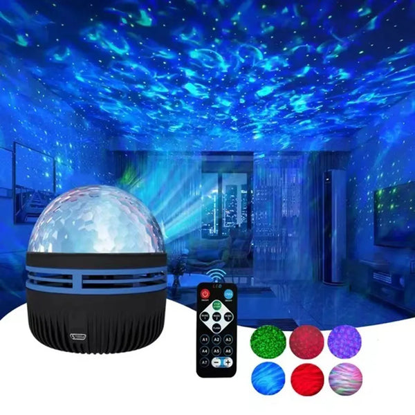 LED Galaxy Star Projector Light – RGB Smart Aurora Lamp