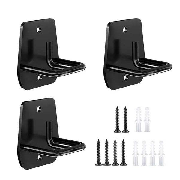 3pcs Multi-Purpose Gym Hooks – Wall-Mounted Fitness Storage