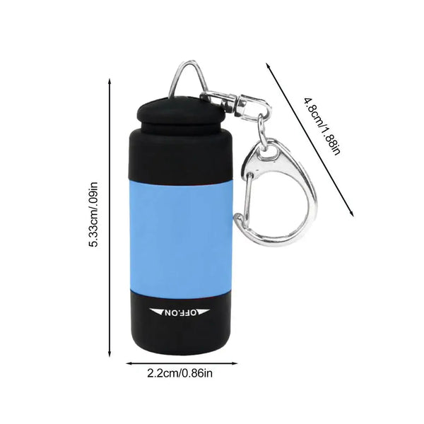 Mini USB Rechargeable Keychain Flashlight