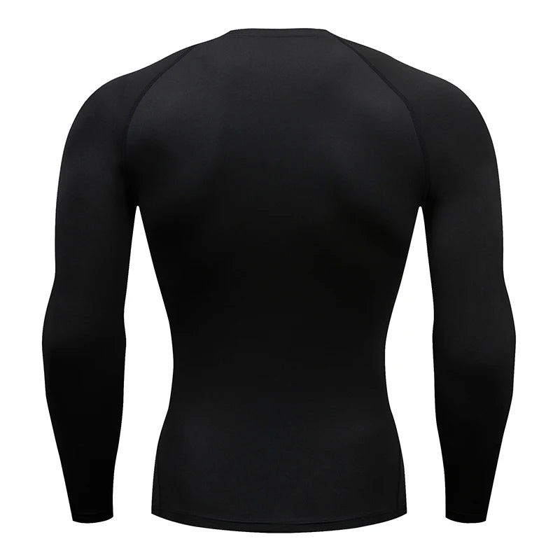 Men’s Compression Running T-Shirt – Long Sleeve Athletic Top